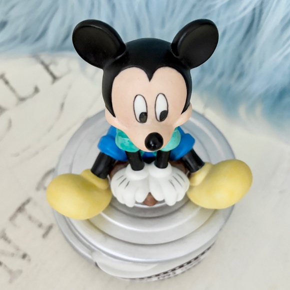 Disney, Mickey Mouse, Wind Up, Music Box, Vintage, 1995, Ceramic Disney Figure - Picture 7 of 13